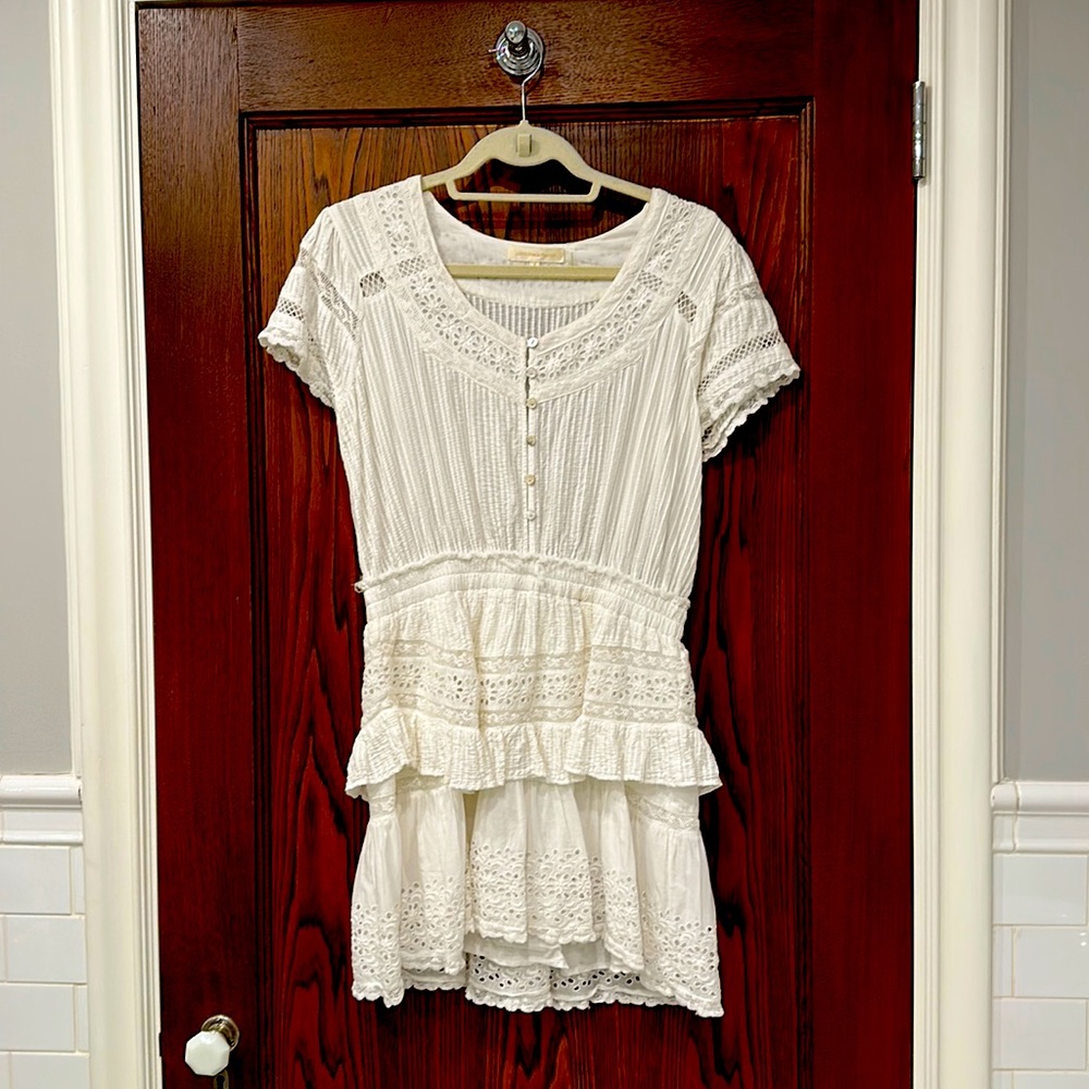 Love Shack Fancy! White dress, size medium. Barely worn!